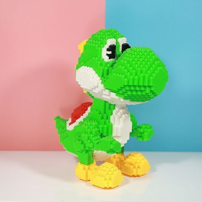 Super Mario Bros Yoshi DIY Bausteine Cartoon Block Puzzlespiel für Kinder&Spielefans