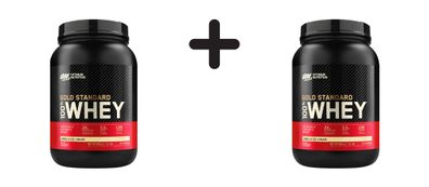 2 x Optimum Nutrition 100% Whey Gold Standard (2lbs) Vanilla Ice Cream
