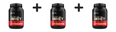 3 x Optimum Nutrition 100% Whey Gold Standard (2lbs) Vanilla Ice Cream