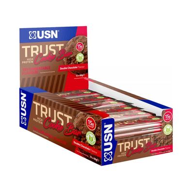 USN Trust Cookie Bars (12x60g) Double Chocolate