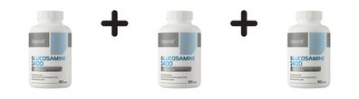 3 x OstroVit Glucosamine 1400 (90 Caps) Unflavoured