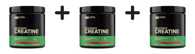 3 x Optimum Nutrition Micronised Creatine Powder - flavoured (247,5g) Fruit Punch