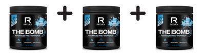 3 x Reflex Nutrition The Muscle Bomb (40 serv) Blue Raspberry