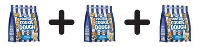 3 x Applied Nutrition Protein Cookie Dough Dessert, Vanilla Ice Cream - 1000g