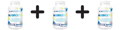 3 x Allnutrition Quercetin, 250mg - 100 vcaps