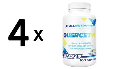 4 x Allnutrition Quercetin, 250mg - 100 vcaps