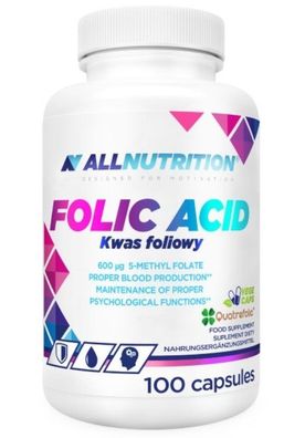 Folic Acid, 600mcg - 100 vcaps