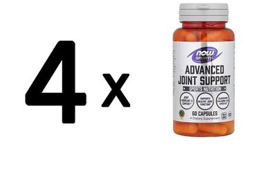 4 x NOW Foods Advanced Joint Support - 60 caps