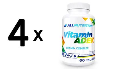 4 x Allnutrition Vitamin ADEK - 60 caps