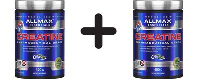 2 x AllMax Nutrition Creatine Monohydrate - 400g