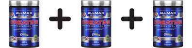 3 x AllMax Nutrition Creatine Monohydrate - 400g