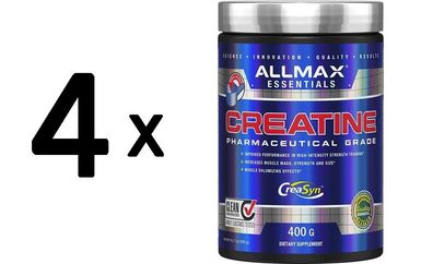 4 x AllMax Nutrition Creatine Monohydrate - 400g