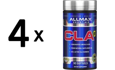4 x AllMax Nutrition CLA 95 - 90 softgels
