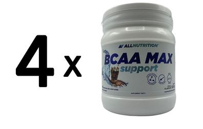 4 x Allnutrition BCAA Max Support, Cola - 500g