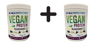 2 x Allnutrition Vegan Protein, Vanilla Blackcurrant - 500g