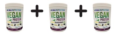 3 x Allnutrition Vegan Protein, Vanilla Blackcurrant - 500g