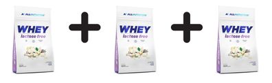 3 x Allnutrition Whey Lactose Free, Vanilla - 700g