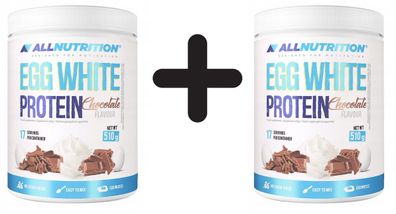 2 x Allnutrition Egg White Protein, Chocolate - 510g