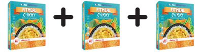 3 x Allnutrition Fitmeal Curry - 420g