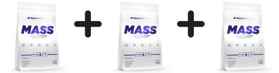 3 x Allnutrition Mass Acceleration, Chocolate Cookies - 1000g