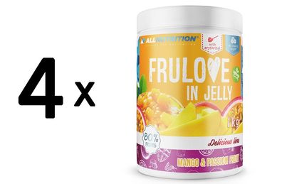4 x Allnutrition Frulove In Jelly, Mango & Passion Fruit - 1000g