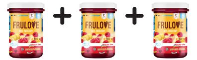 3 x Allnutrition Frulove Mousse, Raspberry-Banana - 500g