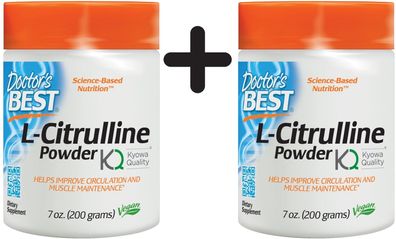 2 x Doctors Best L-Citrulline Powder - 200g