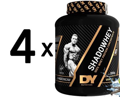 4 x Dorian Yates ShadoWhey, Vanilla - 2000g