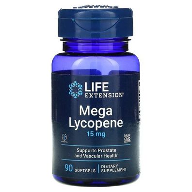 Mega Lycopene, 15mg - 90 softgels