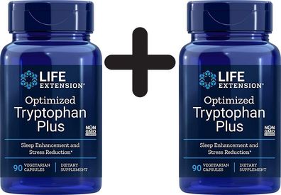 2 x Life Extension Optimized Tryptophan Plus - 90 vcaps