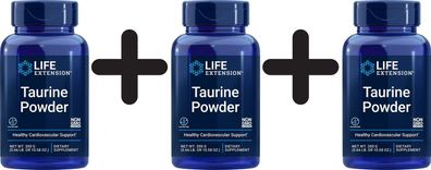 3 x Life Extension Taurine Powder - 300g