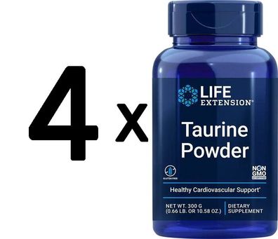 4 x Life Extension Taurine Powder - 300g