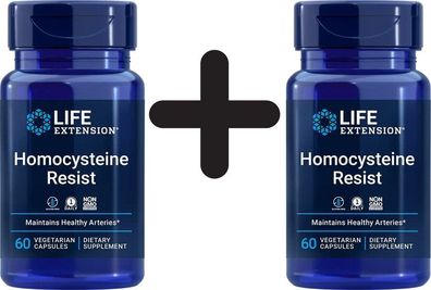 2 x Life Extension Homocysteine Resist - 60 vcaps