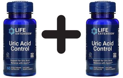 2 x Life Extension Uric Acid Control - 60 vcaps