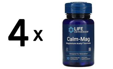 4 x Life Extension Calm-Mag - 30 vcaps
