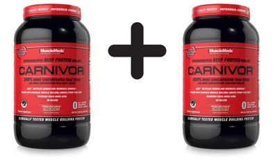 2 x MuscleMeds Carnivor, Chocolate - 1044g