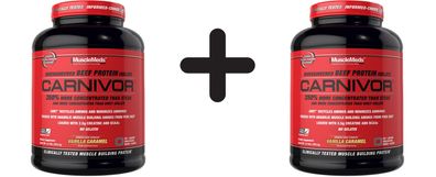 2 x MuscleMeds Carnivor, Vanilla Caramel - 1904g