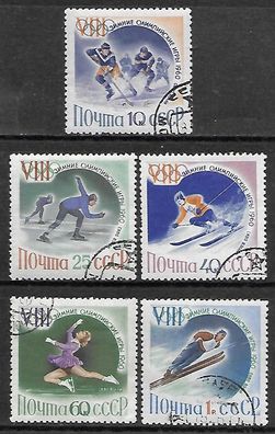 Sowjetunion gestempelt Michel-Nummer 2317-2321