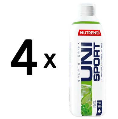 4 x Nutrend Unisport, Mojito - 1000 ml