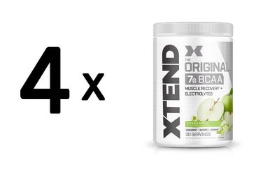 4 x Scivation Xtend, Green Apple - 398g