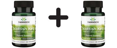 2 x Swanson Green Foods, Scottish Kelp, 750mg - 30 vcaps