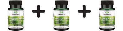 3 x Swanson Green Foods, Scottish Kelp, 750mg - 30 vcaps