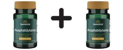 2 x Swanson Phosphatidylserine, 100mg - 30 softgels