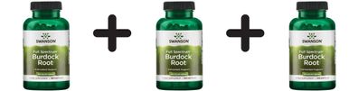 3 x Swanson Burdock Root, 460mg - 100 caps