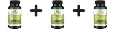 3 x Swanson Full Spectrum Oat Straw, 400mg - 60 caps