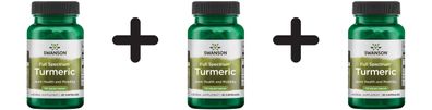 3 x Swanson Full Spectrum Turmeric, 720mg - 30 caps
