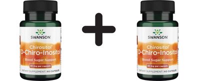 2 x Swanson D-Chiro-Inositol - 60 caps