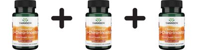3 x Swanson D-Chiro-Inositol - 60 caps