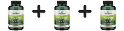 3 x Swanson Neem Leaf, 500mg - 100 caps