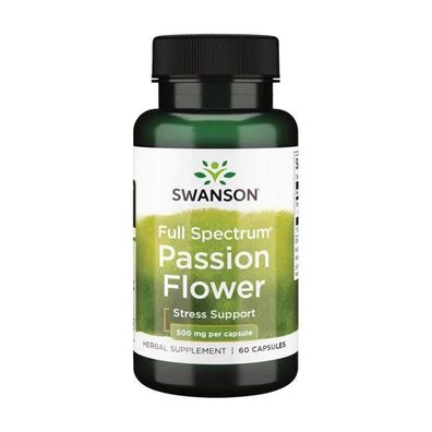 Full-Spectrum Passion Flower, 500mg - 60 caps